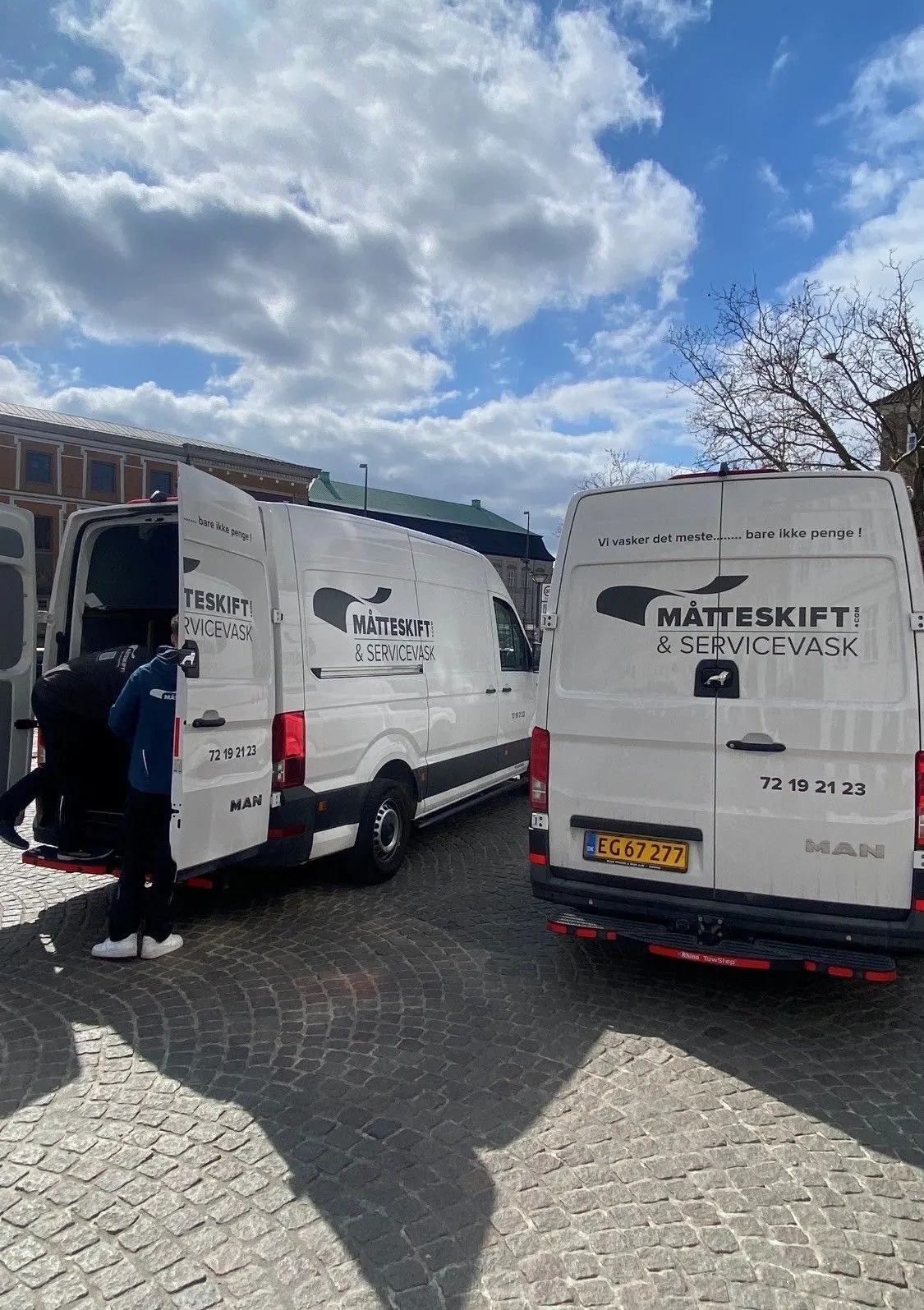 Servicechauffør fra Måtteskift.com & Servicevask på rute